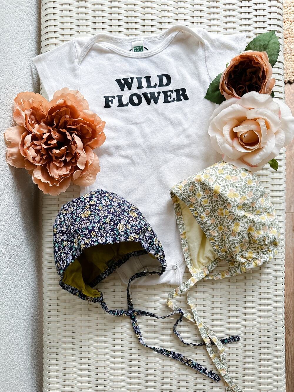 Made Of Meadow Flowers 2 Darling Blooming Floral Baby Bonnets